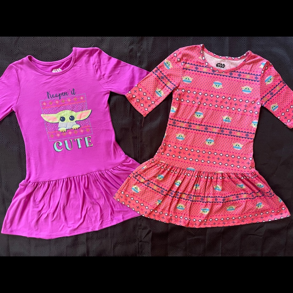 Baby yoda dresses 6/6X